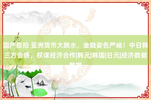 国产自拍 亚洲货币大跳水，金融姿色严峻！中日韩三方会晤，权谋经济合作|韩元|韩国|日元|经济数据